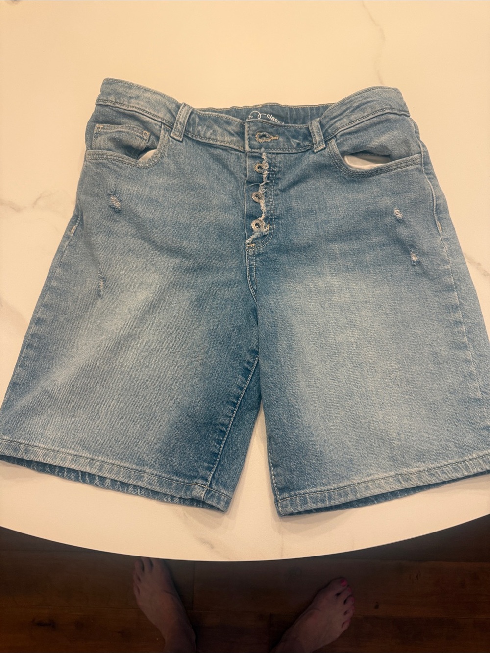 Art class jorts! Like new